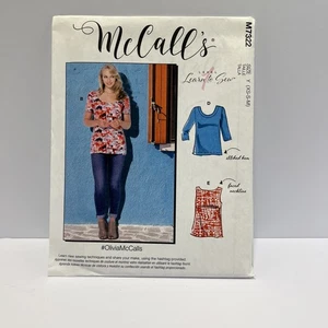 Camisetas McCall's 7322 Misses' Talla XS (4-6) a Med (12-14) Nivel 1 Principiante Fácil Nuevo - Imagen 1 de 1
