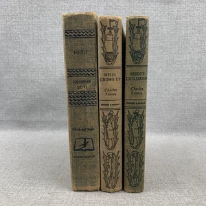 Heidi, Heidi Grows Up & Heidi's Children by Charles Tritten 1939 - Lot of 3 HC - Imagen 1 de 12