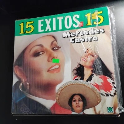 MERCEDES CASTRO EXITOS 15 LATIN RANCHERA ALBUM LP MEXICO NM CLEAN WAX - Image 1 of 2