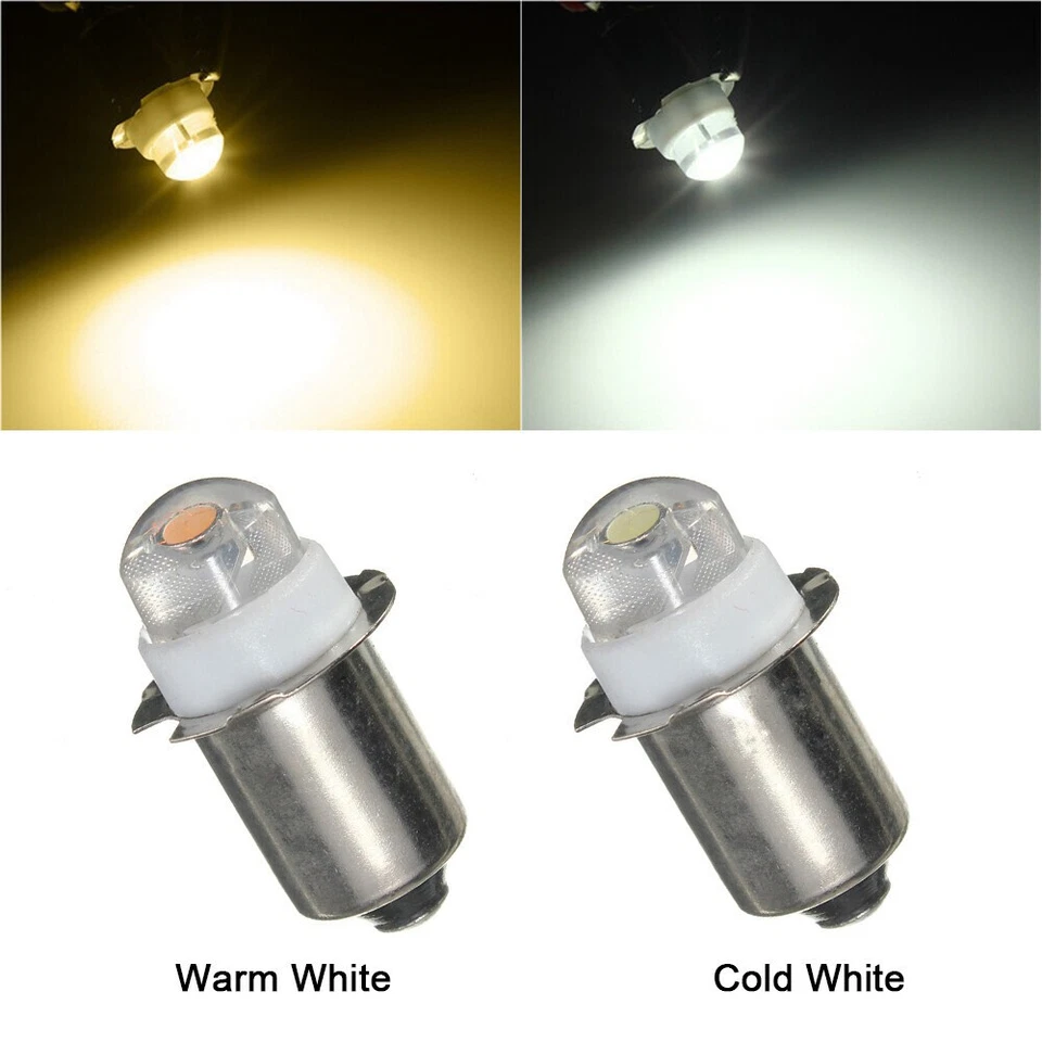 P13.5S LED Bulb DC 3V 4.5V 6V Torch Lights Replacement halogen Flashlight Lamps - Image 1 of 4