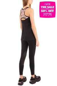 RRP €145 SAPOPA Sports Vest Top Size XS Mesh Insert Racer Back Made in Italy - Picture 1 of 9