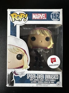 Spider-Gwen Unmasked Marvel Superheroes Spider Man Funko POP! #152 Walgreens - Picture 1 of 5