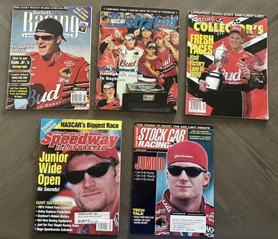 Dale Earnhardt Jr Nascar Magazine Lot of 5 2001/02 covers As Is - Image 1 of 4