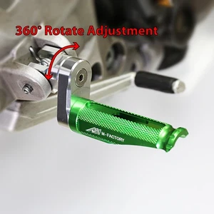 Clavijas delanteras verdes descensoras MFP 1 pulgada aptas para Ninja 650R Ex650 17-20 21 22 23 - Imagen 1 de 6