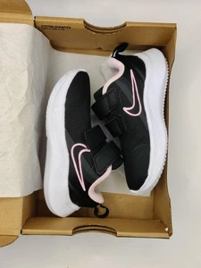 NIKE Unisex Kid's Sneaker, Black Black Dark Smoke Grey US 5c - Picture 1 of 4