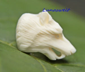 Osso di manzo naturale accessori per capelli perla da barba gioielli da barba catene perla anello da barba - Foto 1 di 4