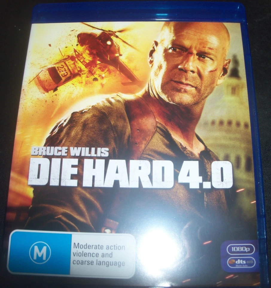 Die hard 4.0 (Bruce Willis) (Australia Region B) BLURAY – Like New - Image 1 of 1