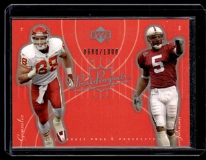 2003 Upper Deck Pros & Prospects Rookie Teyo Johnson/Tony Gonzalez 0680/1800 - Picture 1 of 2