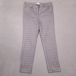 Calvin Klein Hose Damen 8 grau schwarz kariert Stretchhose Büro Karriere - Bild 1 von 13