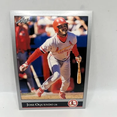 Jose Oquendo St. Louis Cardinals 1992 Leaf Series 2 #289 Baseball Card - Image 1 of 2