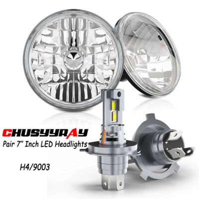 For Chevrolet Truck C10 C20 Pickup 7" Round Accessories Light 6000K White - Image 1 of 4