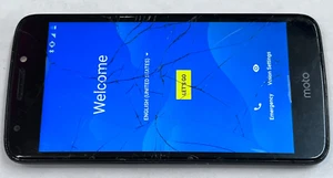SPRINT Motorola Moto E4 4th Gen XT1766 Android 4G LTE Smart Cell Phone FOR PARTS - Afbeelding 1 van 5