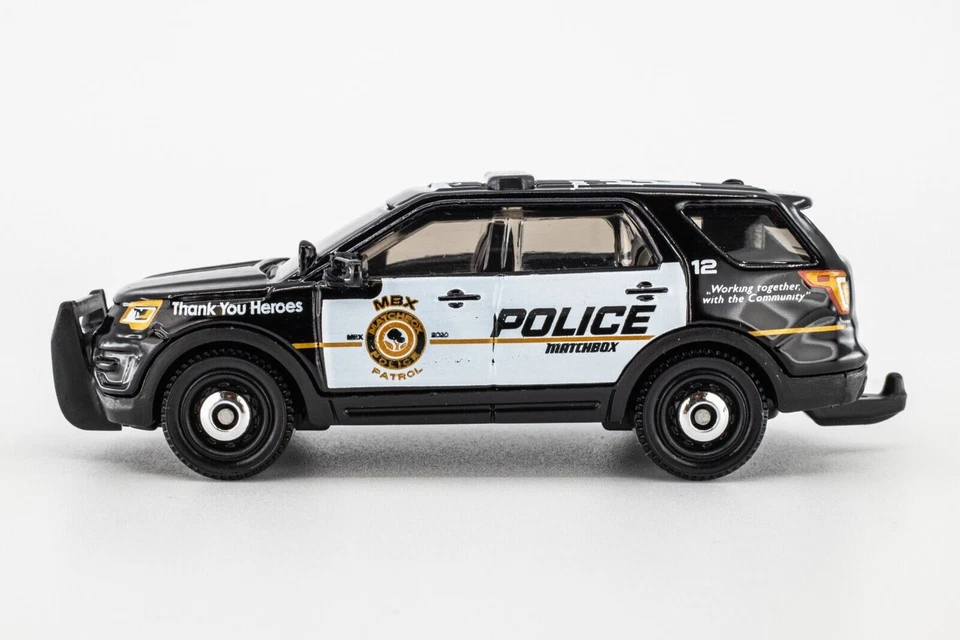 2020 Matchbox Thank You Heroes 2016 Ford Interceptor Utility BLACK | MINT - Image 1 of 1