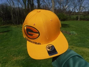 NUEVA RARA GORRA DE BÉISBOL GREEN BAY PACKERS 47 LIMPIEZA CORTE TRANSVERSAL CHEDDAR CAPITÁN - Imagen 1 de 14