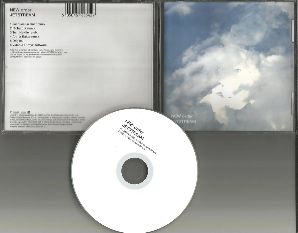 NEW ORDER Jetstream 6TRX w/ 4 REMIXES & VIDEO TRK CD single USA Seller w/ U MYX Foto 1 de 1