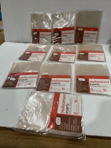 VTG Lot Of 10 Swank  Clear Replacement Inserts 8 Slots Fits All Wallets 16 Views - Picture 1 of 5