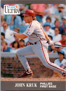 John Kruk 1991 Fleer Ultra #266 Baseball Card - Picture 1 of 2