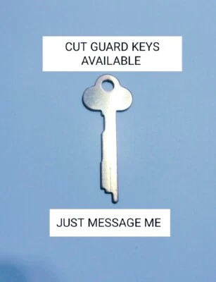 Diebold Guard Key 175 Series Safe Deposit Box Blank New Solid Brass, We Cut Keys