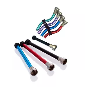 BONG DOWN PIPE STEM ALUMINIUM DETACHABLE BOWL GROMMET SHOTTY TUBE DOWNPIPE UK UK - Picture 1 of 11