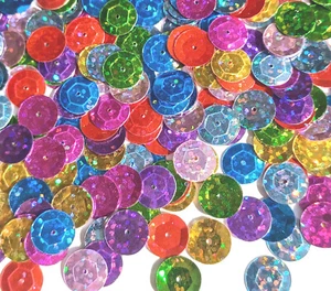 Celebrate - Craft Medley 10mm Aurora Borealis Metallic Cup Sequins - Bild 1 von 9