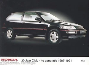 PRESS - FOTO/PHOTO/PICTURE - HONDA CIVIC 30 YEARS 4TH GENERATION - Picture 1 of 1