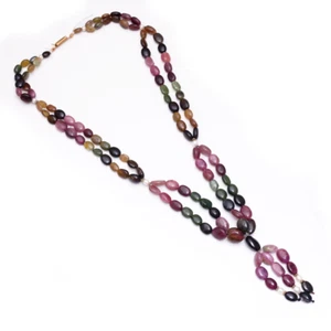 "Collana Pietra Pregiata Cabochon Cabochon Naturale Anguria Naturale Lucidata 26" - Foto 1 di 6