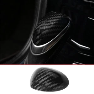 Dry Carbon Fiber Center Console Gear Shift Knob Cover For Cadillac SRX 2013-2016 - Picture 1 of 8