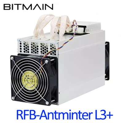 Bitmain Antminer L3+ APW 3+ Scrypt (LTC /DOGE) 504 MH/s W/ Power Supply - Image 1 of 4
