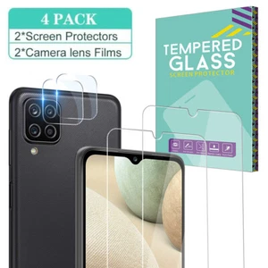 Für Samsung Galaxy A02S A03S A12 A32 A13 5G Hartglas Schutzglas + Kameralinse - Bild 1 von 44