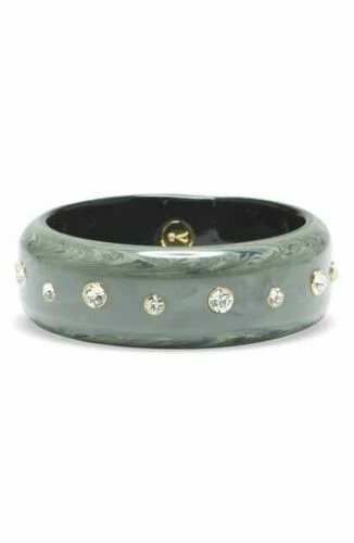 Vince Camuto кристалл смолы браслет, один размер, золото/зеленый - Изображение 1 из 1