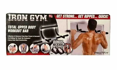 Iron Gym Pro Fit As Seen On Tv Home Total Entrenamiento Superior del Cuerpo Barra Pull Up NUEVO  Foto 1 de 3