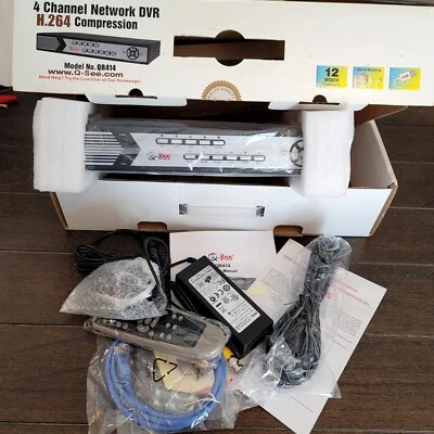 Video Seguridad Digital Q-SEE 4 Canales DVR Modelo QR414 con Extras NUEVO EN CAJA Foto 1 de 4