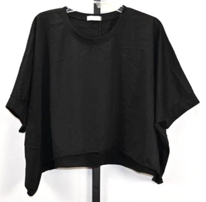 Ostaug Pullover Oversized Black T-Shirt Size Small NWT - Picture 1 of 3