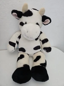 Build a Bear Holstein Rinder schwarz weiß Kuh im Ruhestand Plüschtier Kuh Spielzeug - Bild 1 von 4