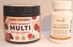 Women's Multi Vitamin Supplement Lot Retail $50+ - Picture 1 of 2