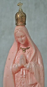 1980s Our Lady Of Guadalupe 12” Plastic Holy Water Bottle Reina de Mexico - Picture 1 of 11
