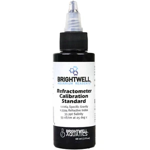 Brightwell Aquatics Refractometer Calibration Solution 60mL Salinity Salt Test - Picture 1 of 1