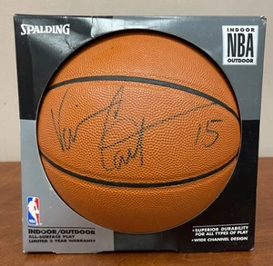 Vince Carter Firmato Autografato Basket Raptors Nets HOF. - Foto 1 di 8