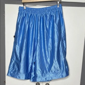VTG Nike Air Jordan 20th Anniversary 1985 Baggy Basketball Short Sz 2XL Y2K Blue - Picture 1 of 14