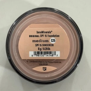 bareMinerals Original SPF 15 Foundation Medium C25 8g / 0.28 oz Loose Powder - Picture 1 of 4