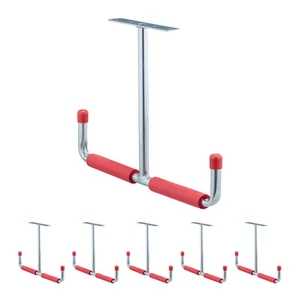 Deckenhaken garage T-Profil Haken Universal Deckenhalterung 6 Stück 6er Set - Bild 1 von 8