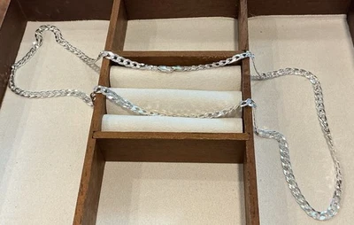 Plata de ley 925 26” 4,6 mm corte diamante cubano Foto 1 de 4