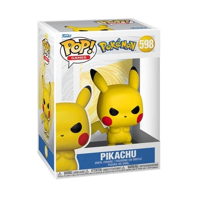 Funko Pop! Games: Pokemon - Grumpy Pikachu - Vinyl-Sammelfigur - Geschenkidee -  - Imagen 1 de 4