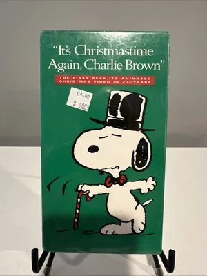 It’s Christmastime Again, Charlie Brown VHS Shell Peanuts Christmas Classic NEW  Foto 1 de 4