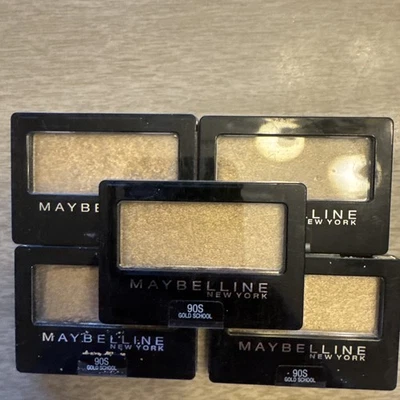 Maybelline New York Expert Wear EyeShadow 90S Gold School Sealed Pack Of 5 - Image 1 of 4