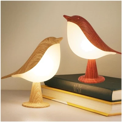 2 Cute Bird Lamps Combo,Small Bedside Lamps with 3 Color Temperature and Adju... - Image 1 of 4