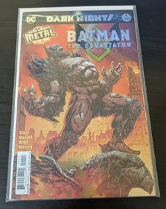 Dark Knights Batman The Devastator Foil #1 Dark Knights cravatta in metallo DC Comics - Foto 1 di 1
