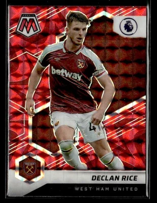2021-22 Panini Mosaic Premier League - Mosaic Red - #82 Declan Rice - Image 1 of 2