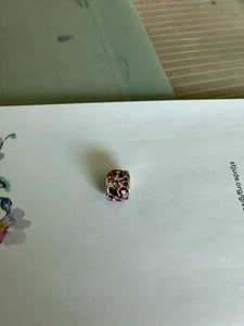 Chamilia Swarovski Kristall Lila Rosa Mosaik Sterling Bead Charm 2025-0927 - Bild 1 von 6