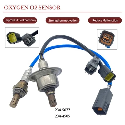 2Pcs Up&Downstream Oxygen Sensor For Mazda 5 2012-2015 2.5L L4 234-5077 234-4505 - Image 1 of 4